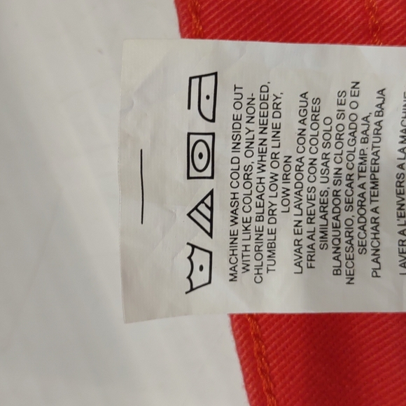 Lee Women's Classic Fit At The Waist Coral Tango High Rise Straight Leg Jeans - Picture 8 of 8